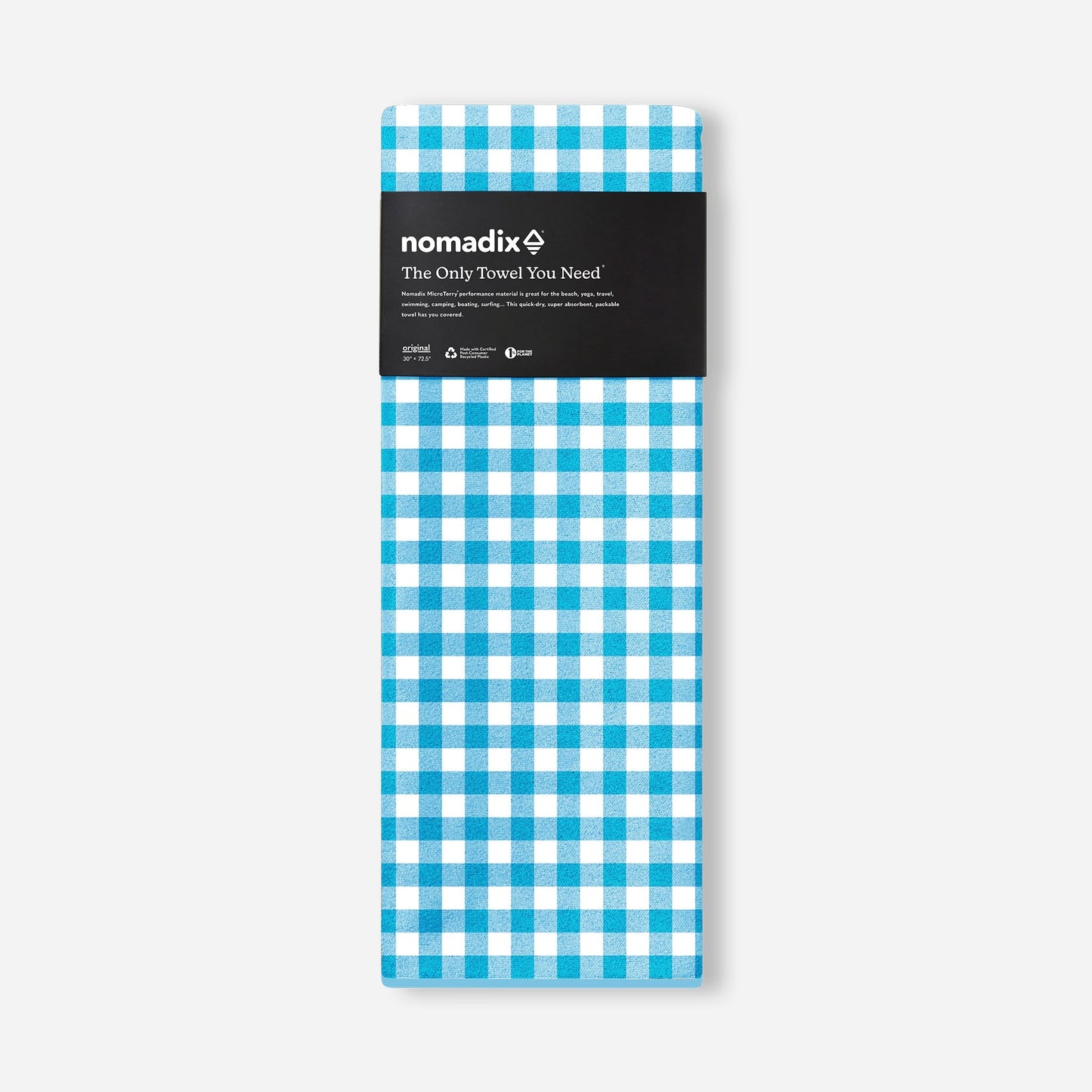 Original Towel: Gingham Sky Blue