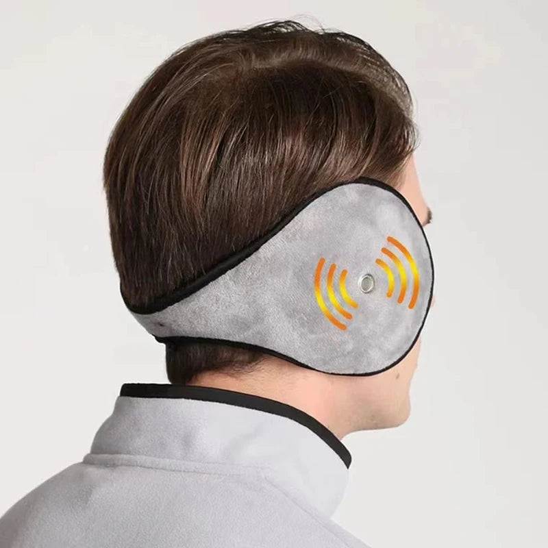 Plush Winter Ear Muffs with Earpiece