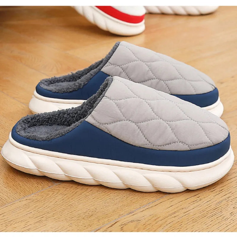 Waterproof Warm Winter Slippers for Men