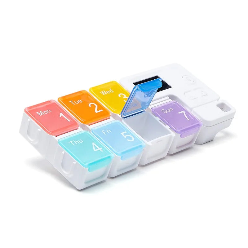 Smart Electronic Weekly Pill Organizer