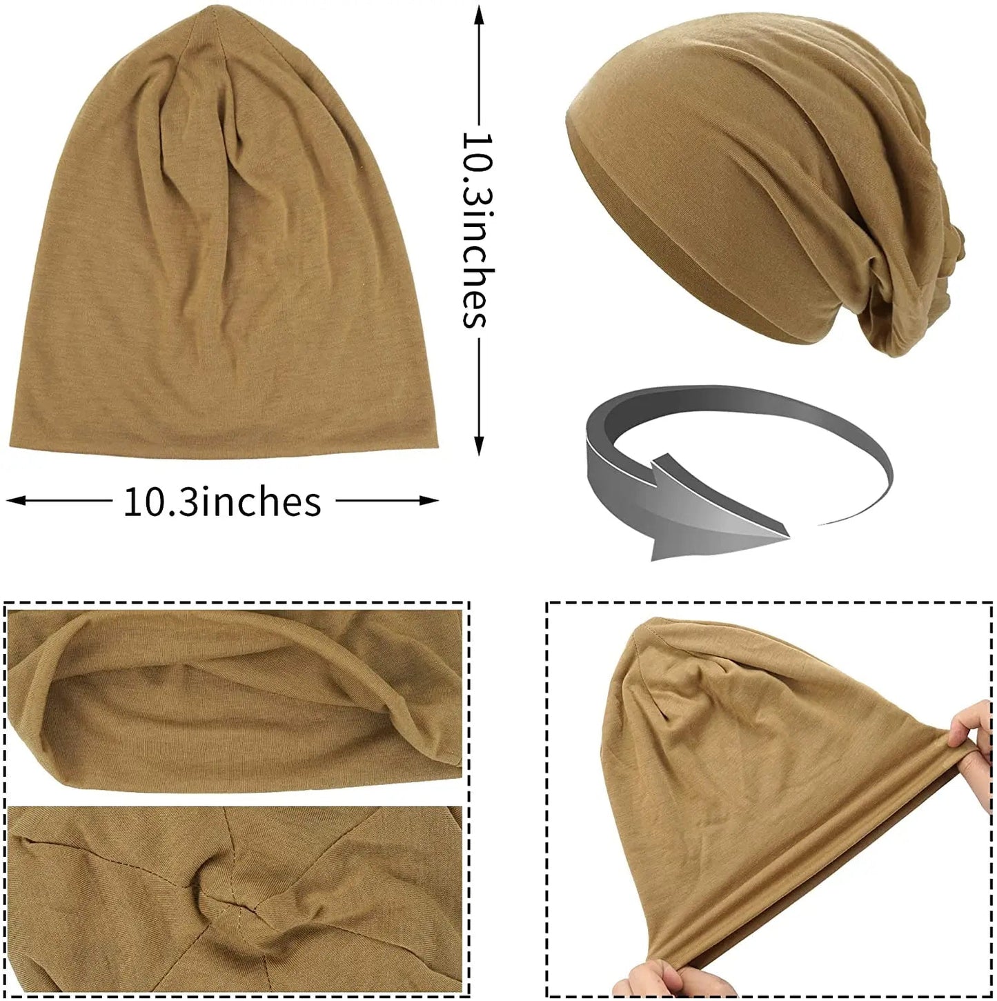 Cozy Slouch Hat Beanie Cap