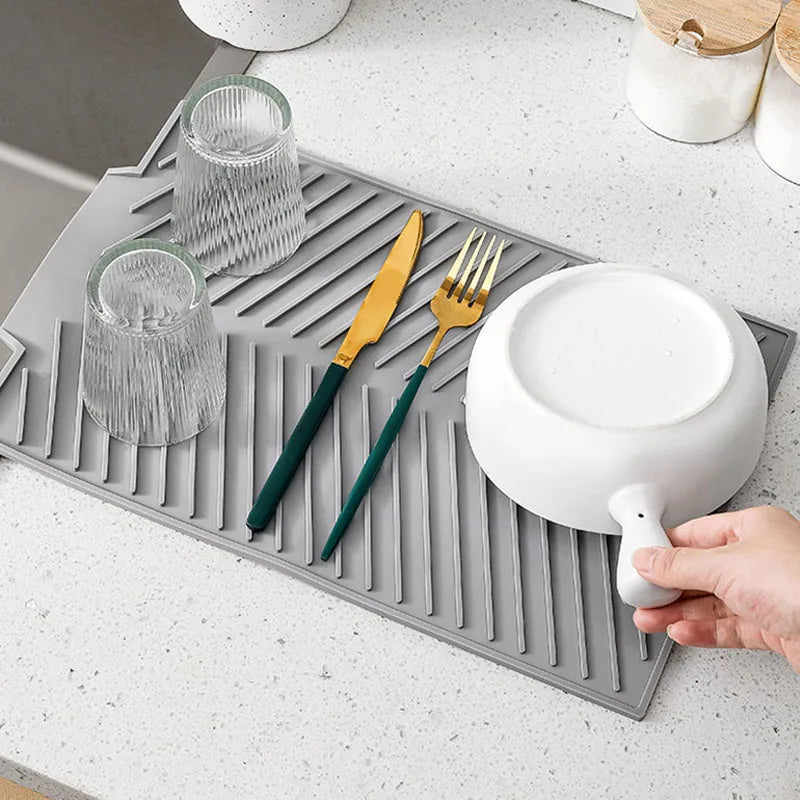 Silicone Countertop Dish Drying Mat