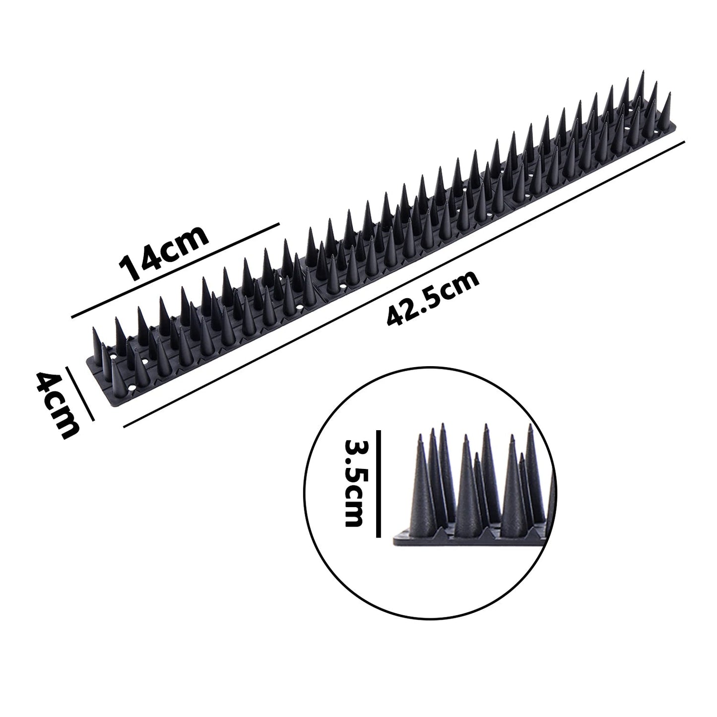 Plastic Bird Repeller Control Spikes