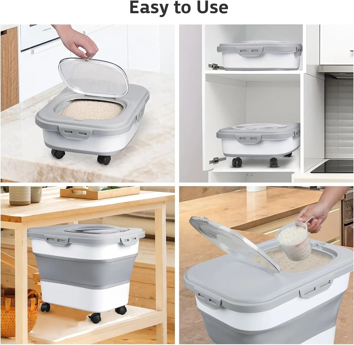 Foldable Large Capacity Food Storage
