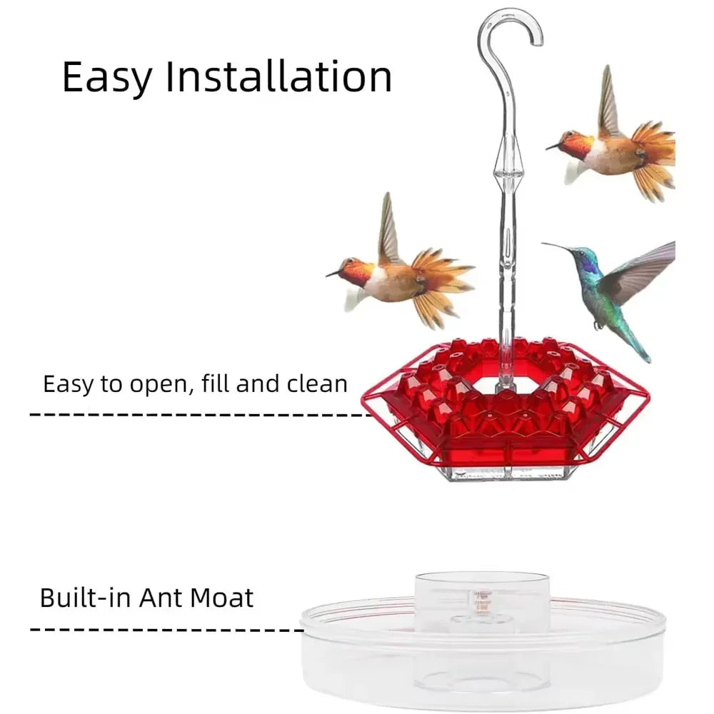 Ant Proof Hummingbird Feeder Outdoor Hanging