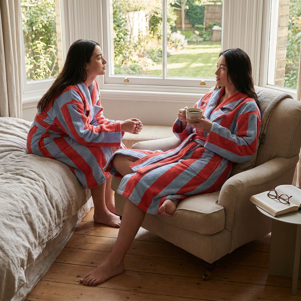 Robe - Picnic Stripes lifestyle