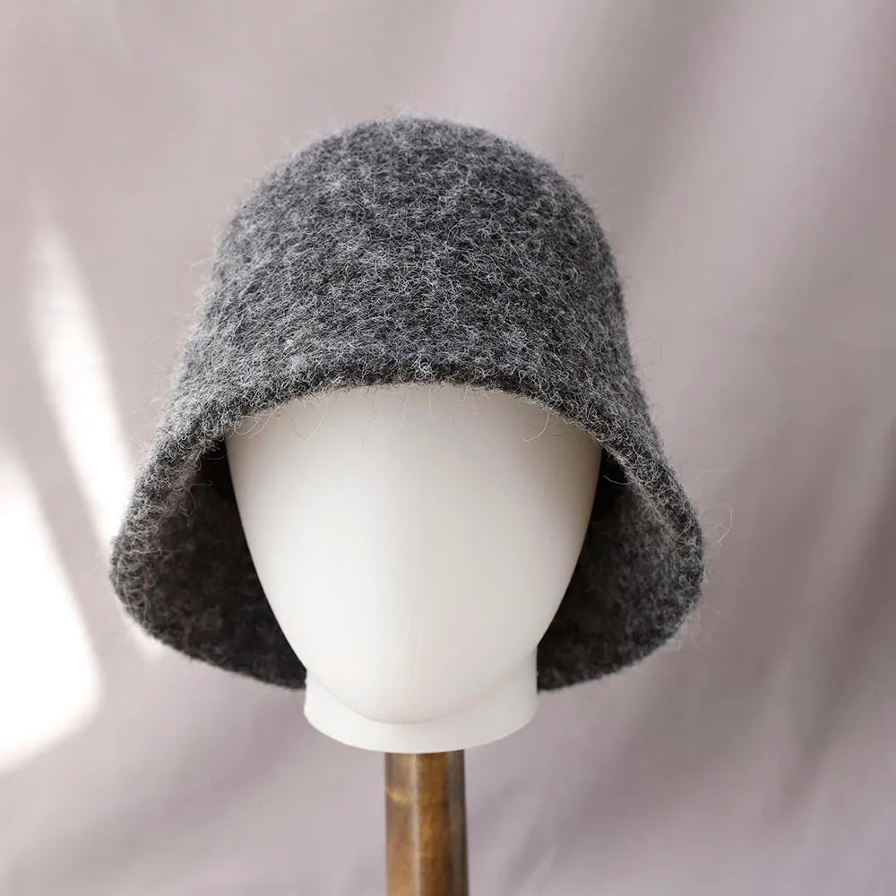 Women's Winter Wool Bucket Hat