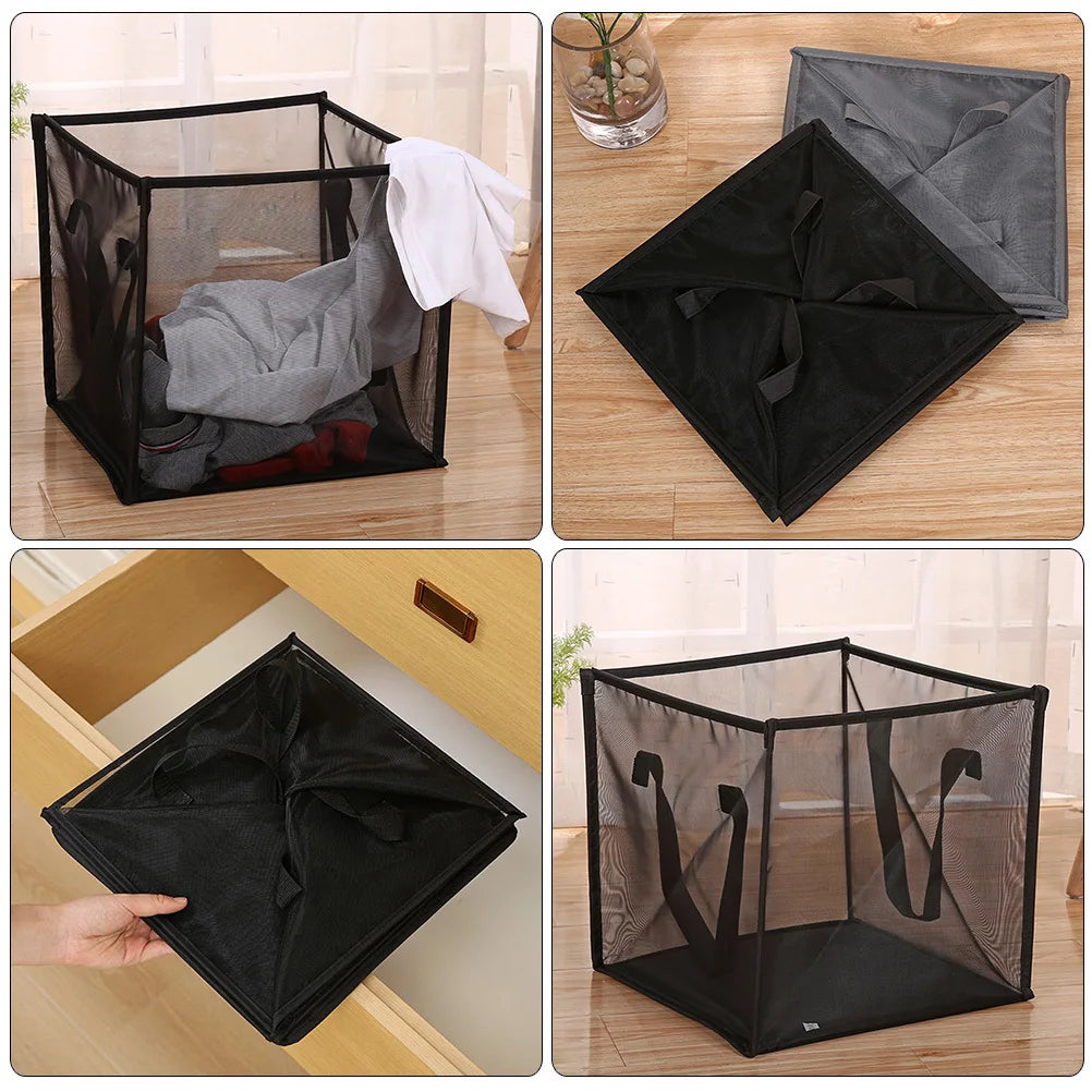 Foldable Mesh Laundry Hamper with Handles