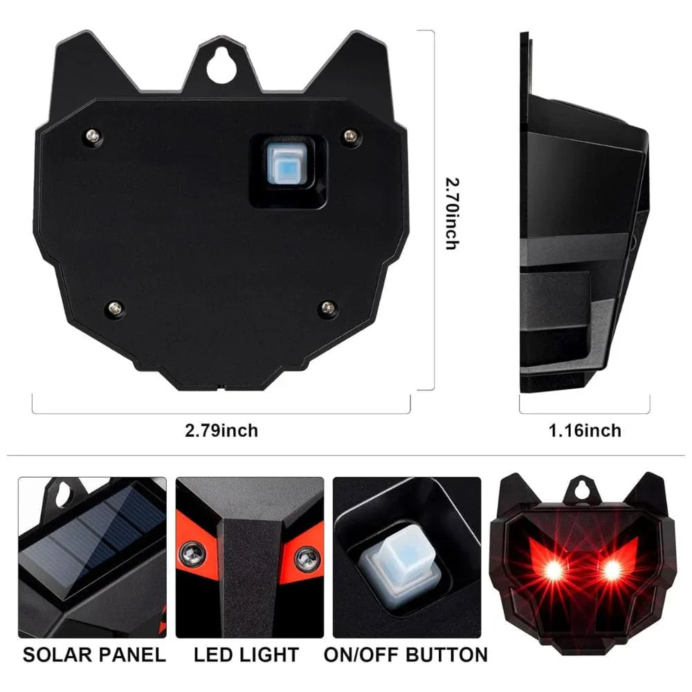 Solar Powered Outdoor Nocturnal Animal Repeller