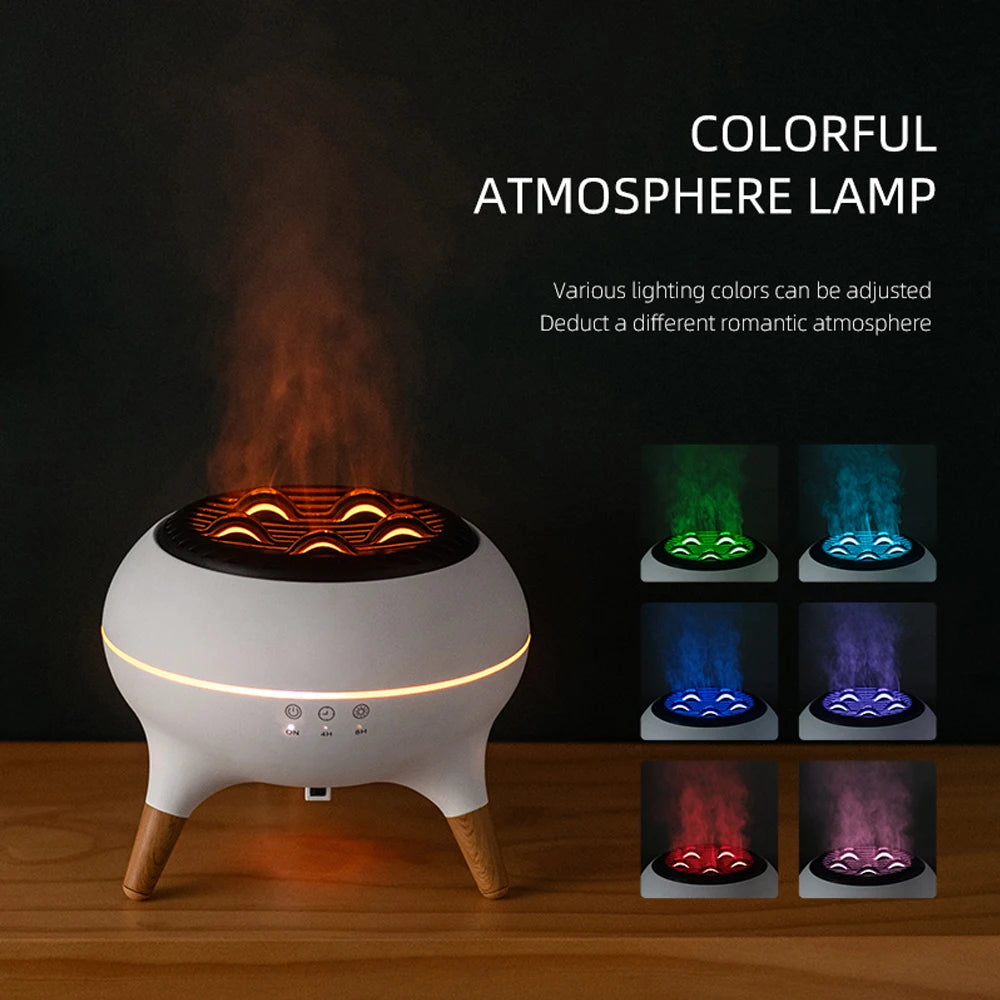 Dynamic Jellyfish Flame Aroma Diffuser