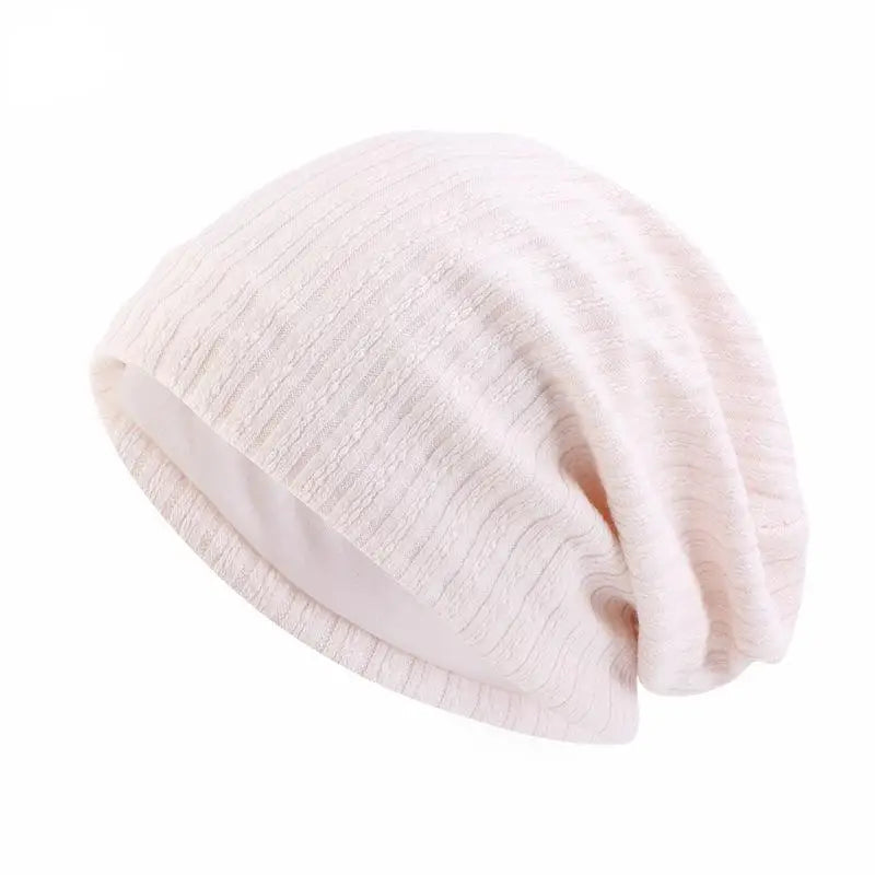 Wheat Pattern Cotton Beanie Hat Winter