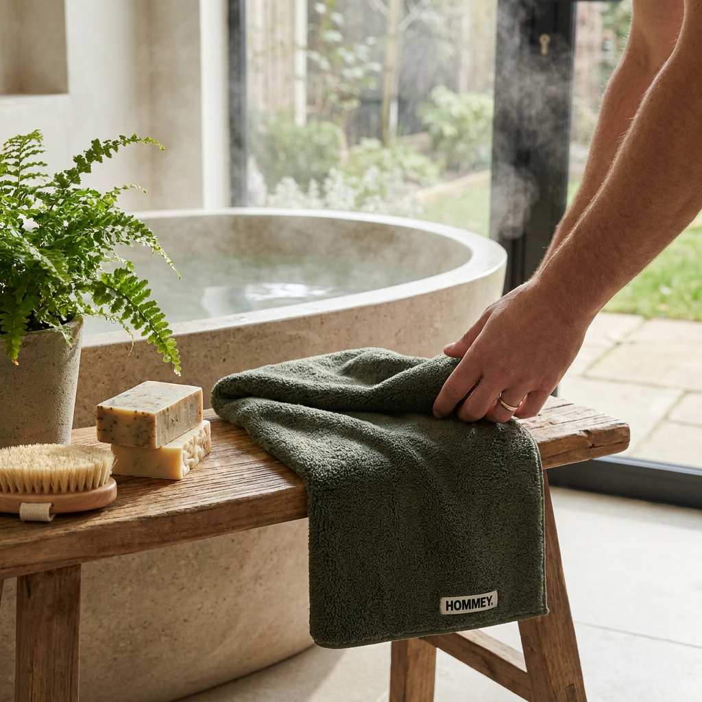 Hand Towel - Sage lifestyle