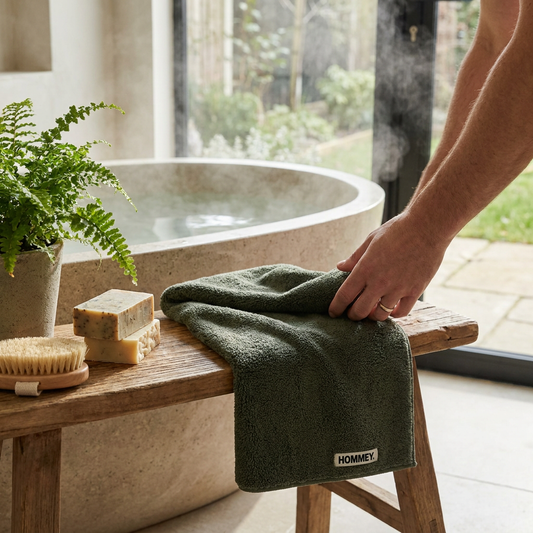 Hand Towel - Sage lifestyle