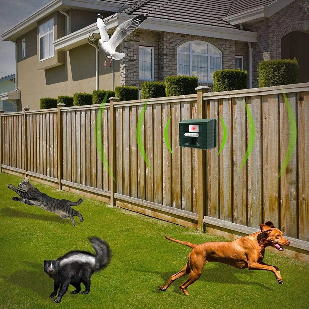 Ultrasonic Bird Repeller for Woodpeckers Outdoor