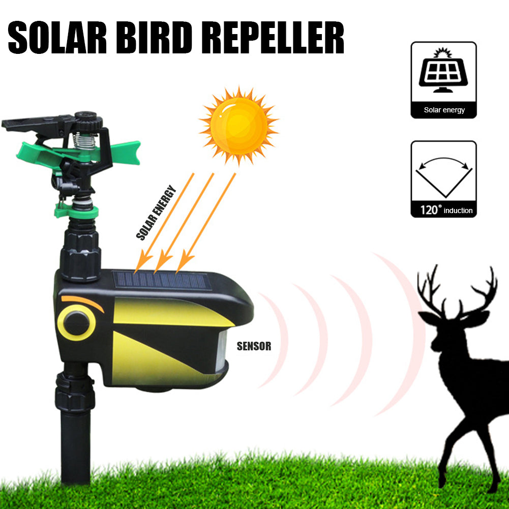 Motion Activated Sprinkler for Deer Solar