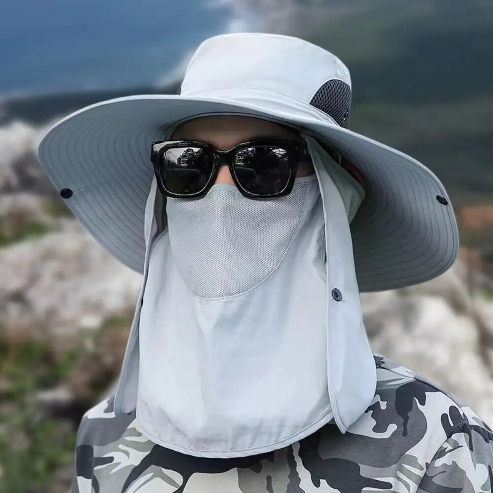 Breathable Wide Brim Outdoor Sun Protection