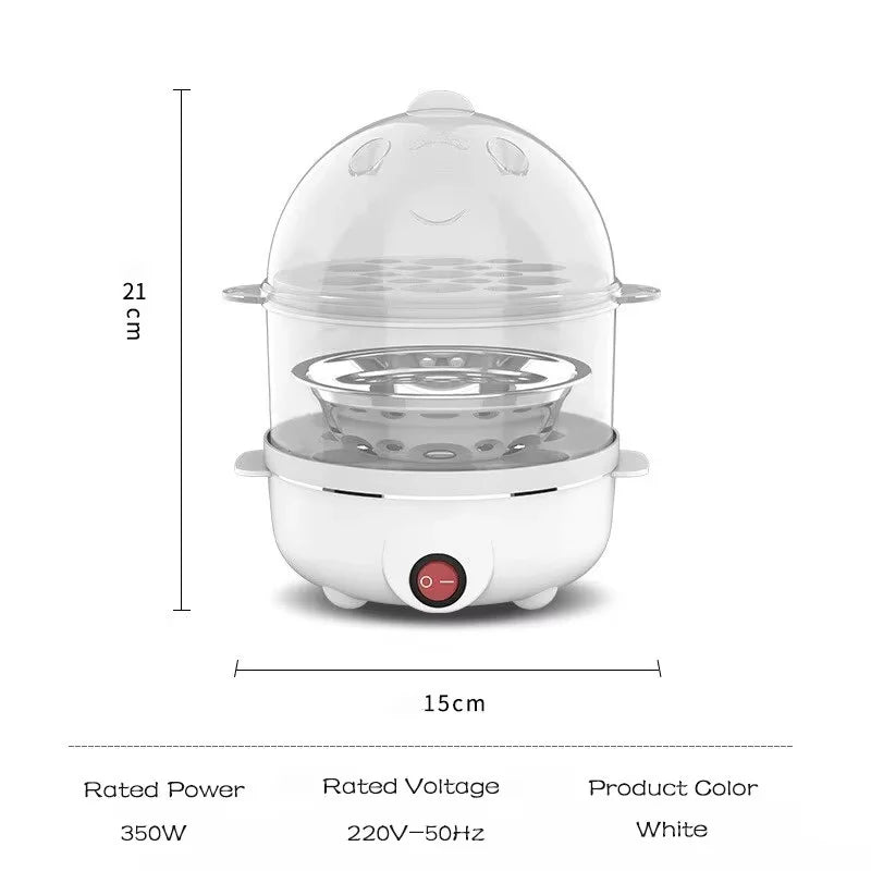 Double Layer Multifunctional Electric Egg Cooker