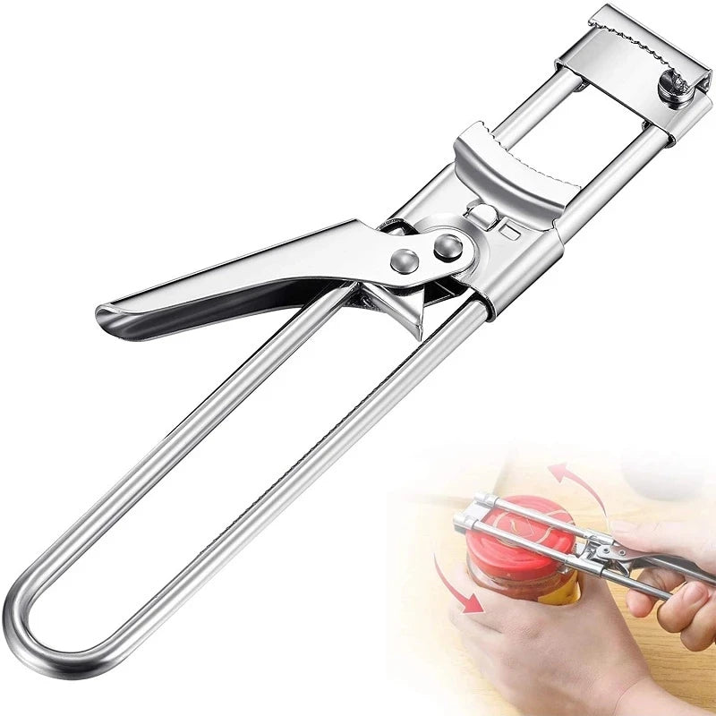 Adjustable Stainless Steel Multi Function Jar Opener