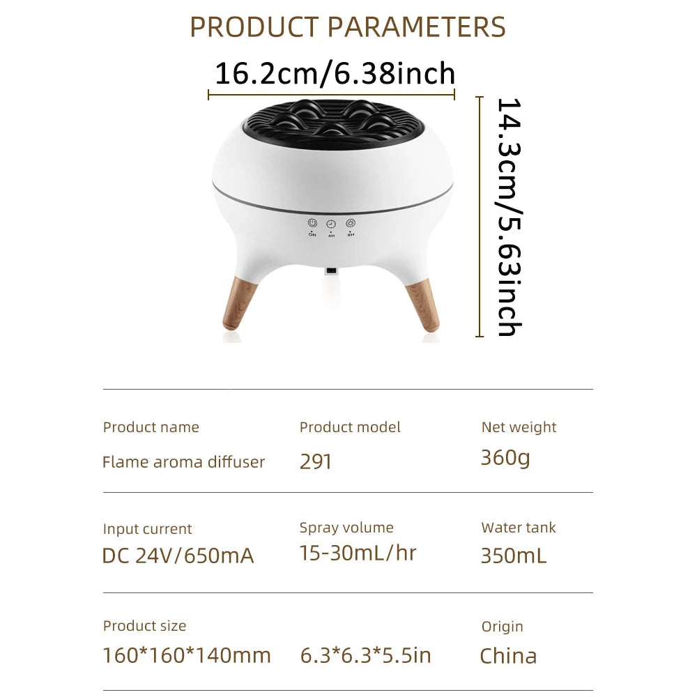Dynamic Jellyfish Flame Aroma Diffuser