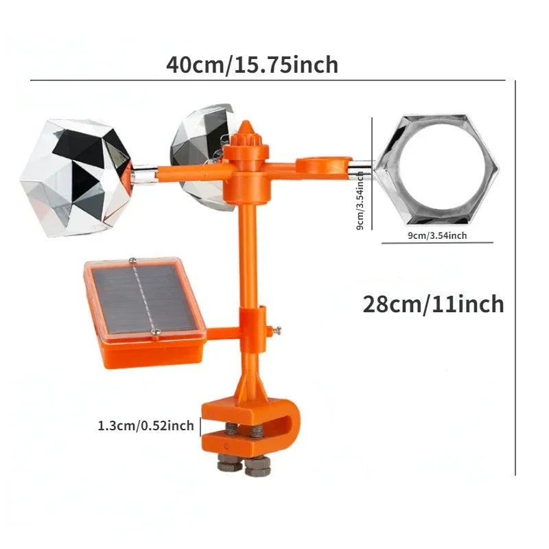360 Degree Reflective Solar Powered Bird