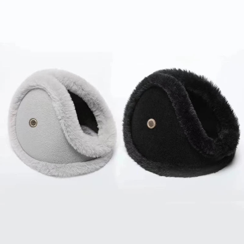 Plush Winter Ear Muffs with Earpiece