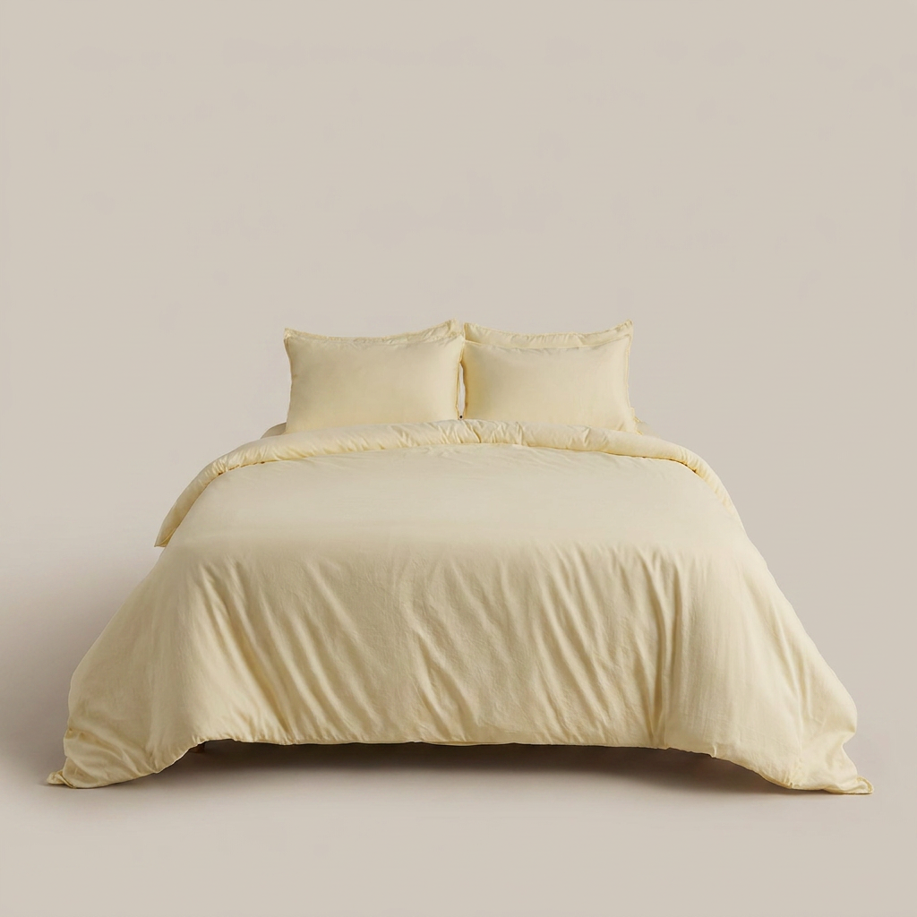 Quilt Cover - Custard