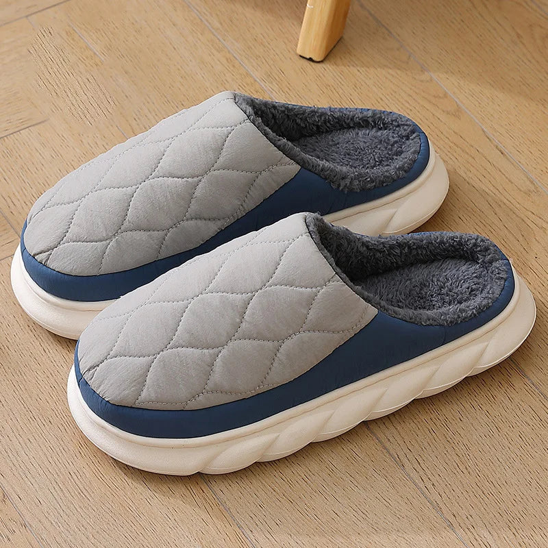 Waterproof Warm Winter Slippers for Men