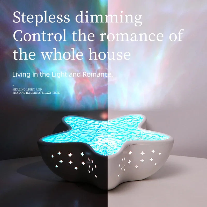 Starfish Ocean Wave Night Light Projector