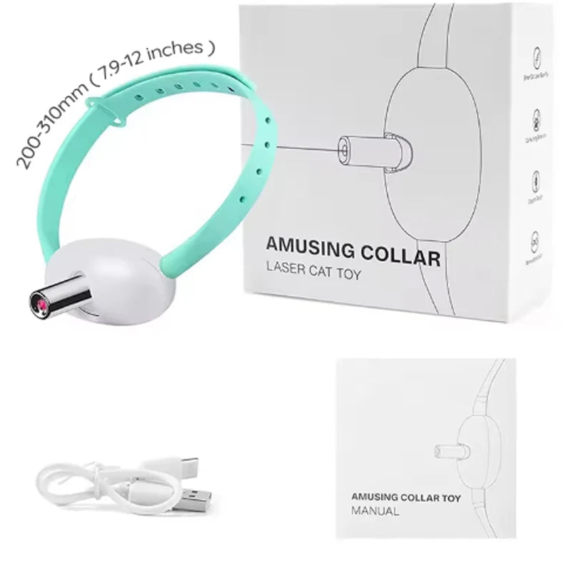 Interactive Laser Cat Collar with USB Charging