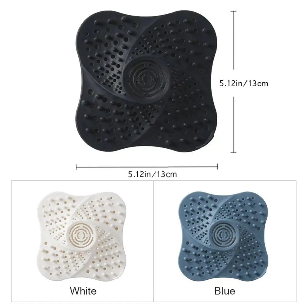 Anti Blocking Spiral Shower Drain Hair Catcher