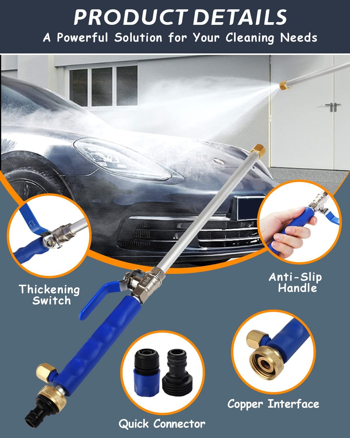 High-Pressure Washer Spray Nozzle Car Wash