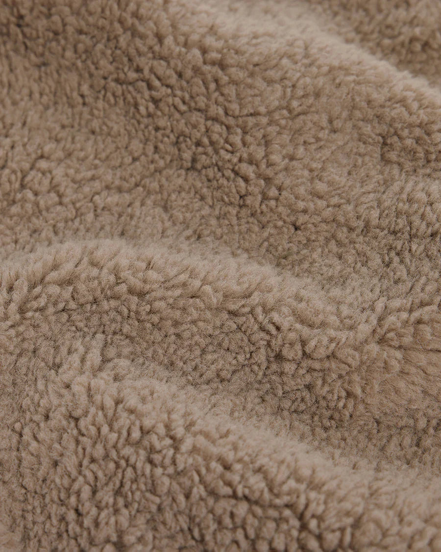 Faux Fur Throw Blanket - Warm Grey