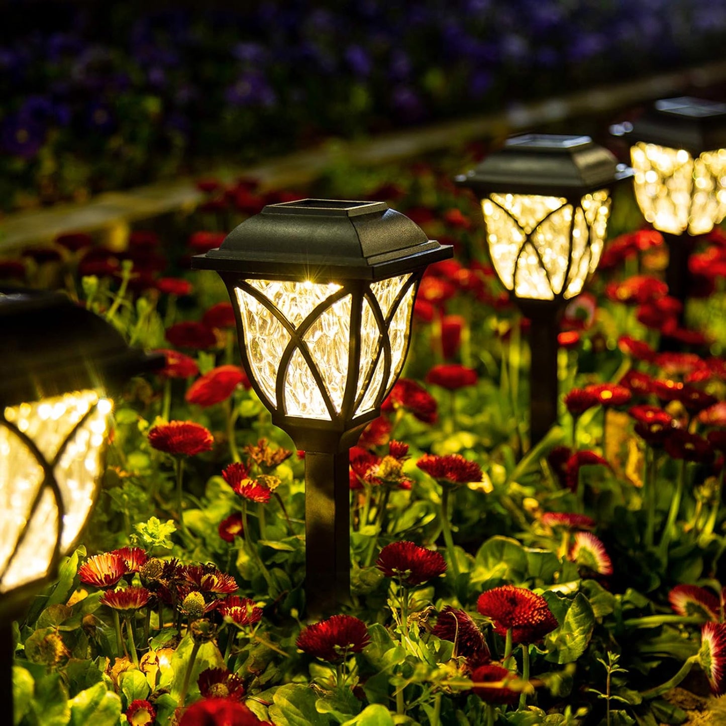 6 Pack Led Solar Pathway Garden