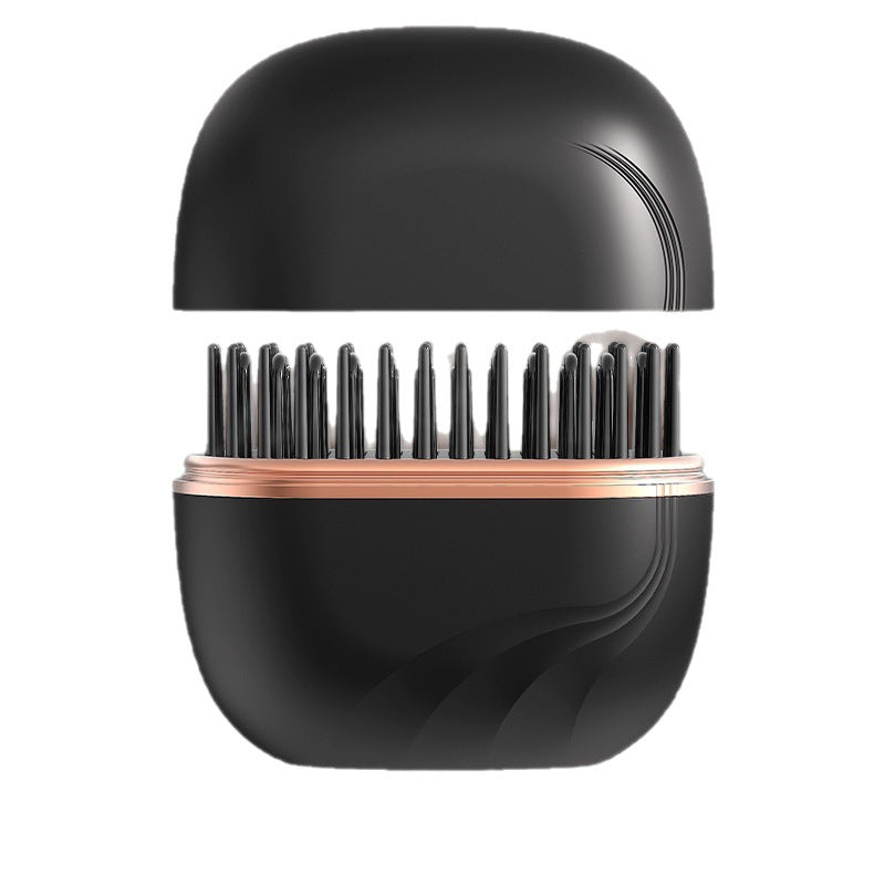 Mini Hair Straightening Comb Wireless Charging
