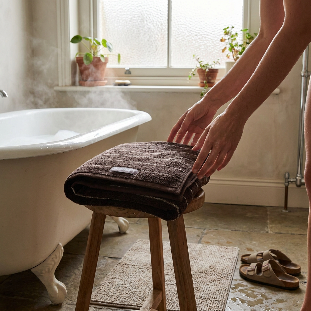 Bath Sheet - Espresso lifestyle
