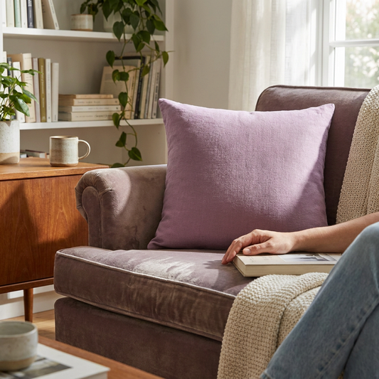 Essential Linen - Mauve lifestyle
