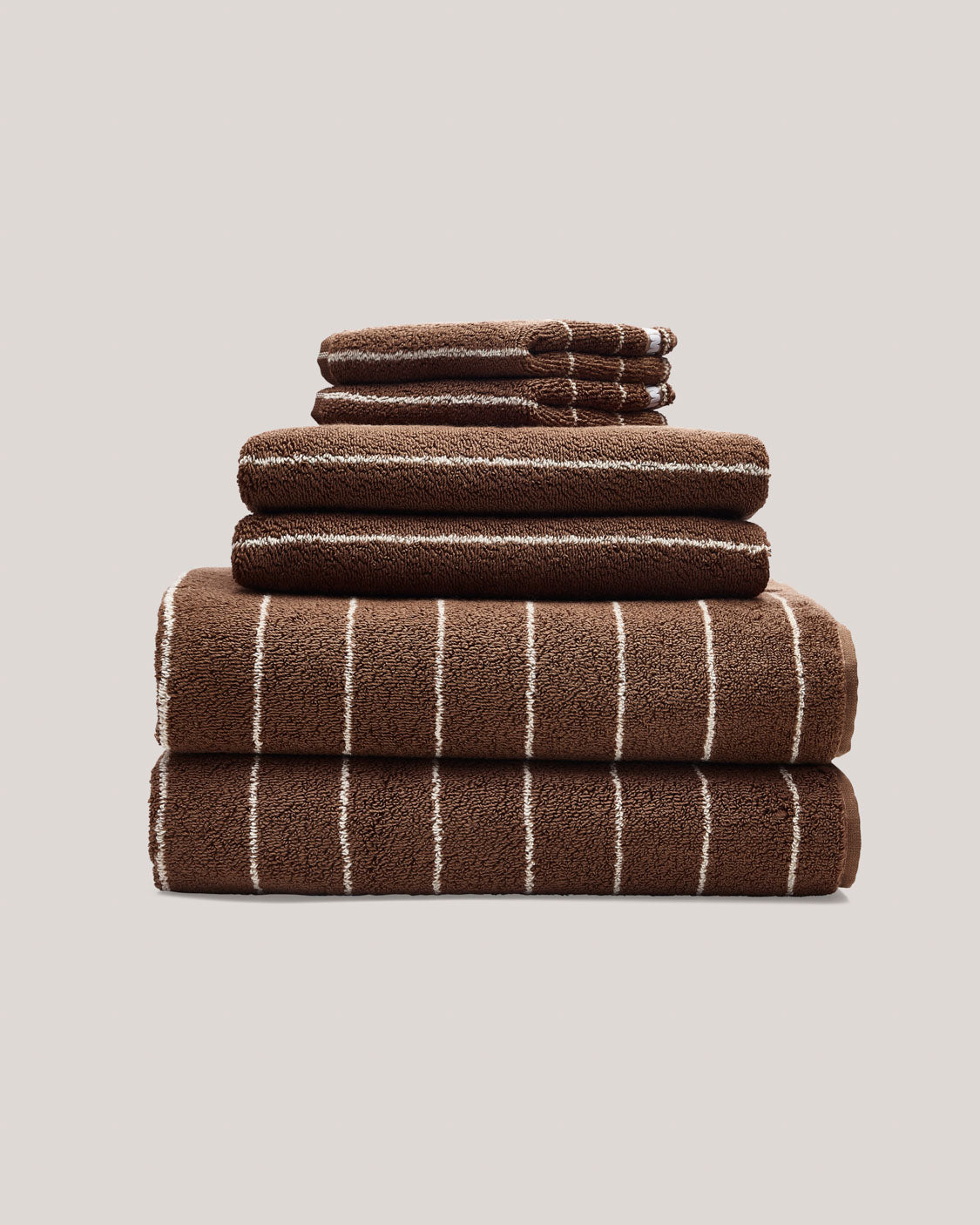 2 Pack Face Washer - Hazelnut