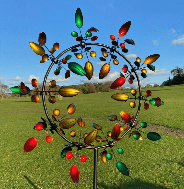 Magical metal windmill: Kinetic wind spinner