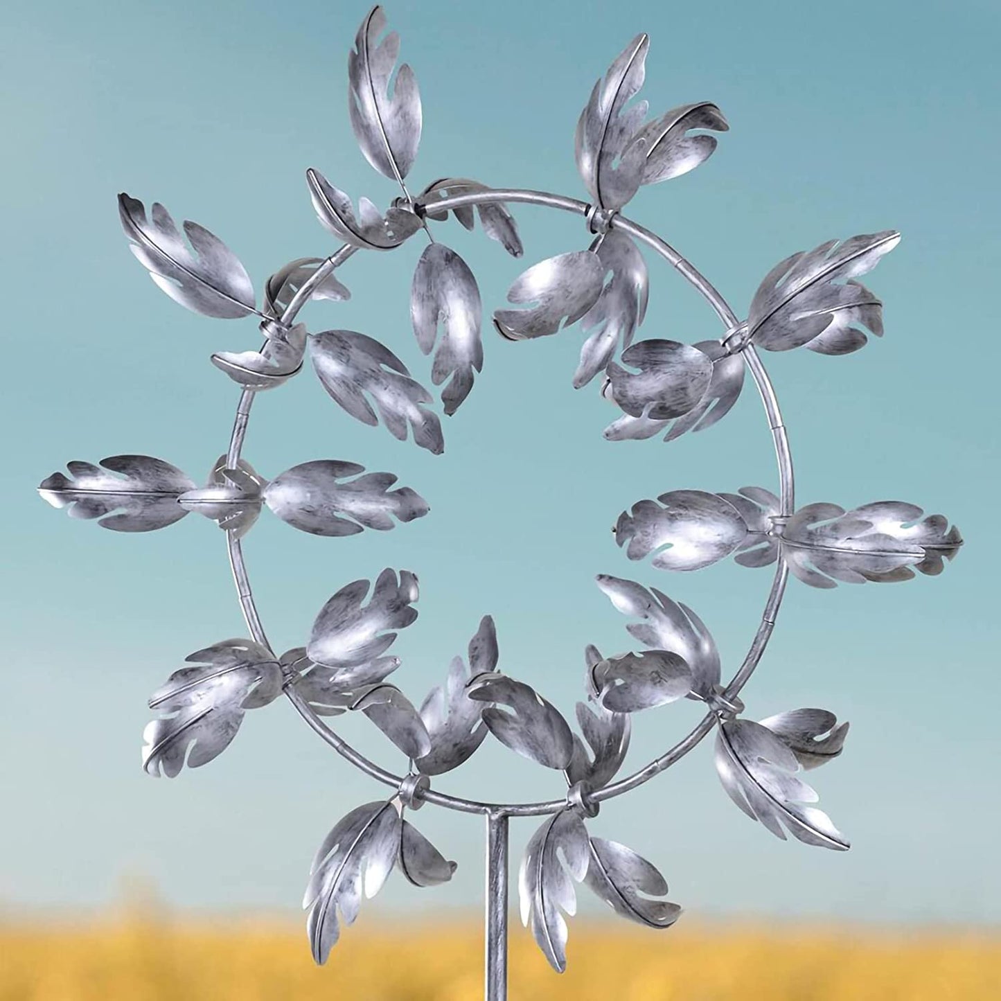 Magical metal windmill: Kinetic wind spinner