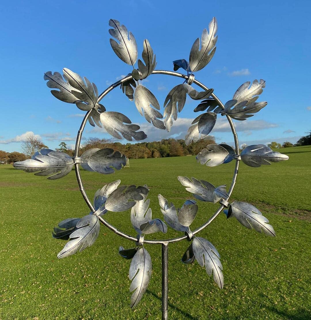 Magical metal windmill: Kinetic wind spinner