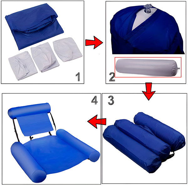 Swimming Chair with Backrest for Maximum