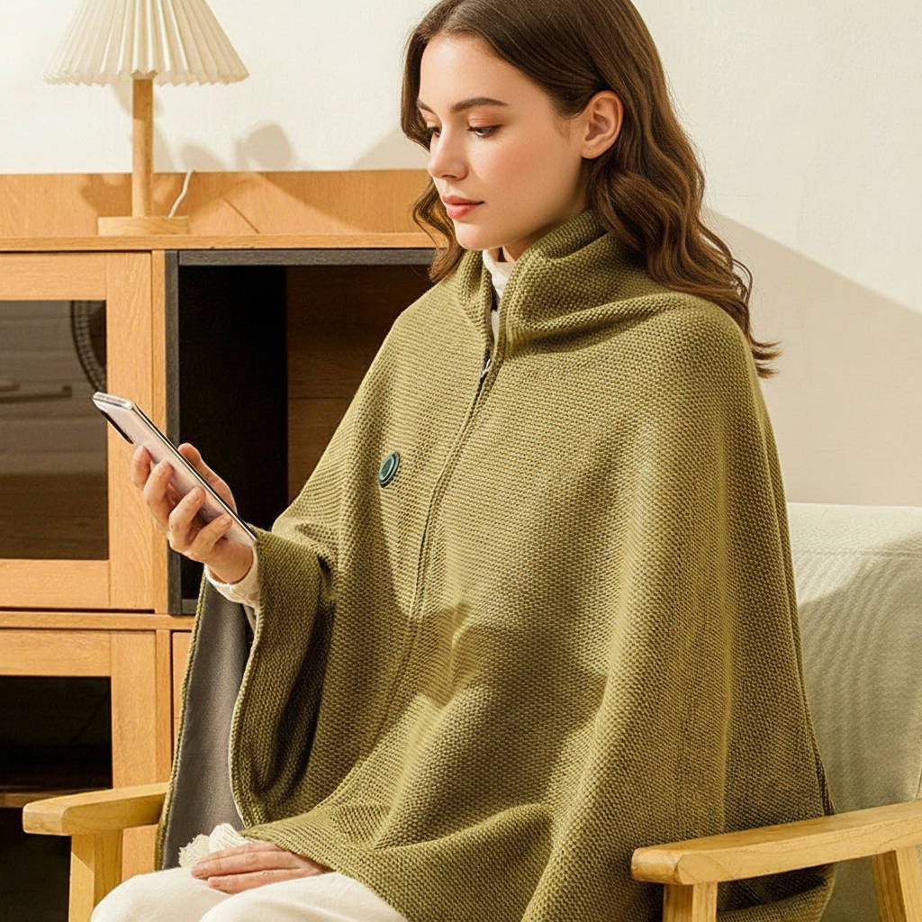 Portable Heated Shawl Blanket