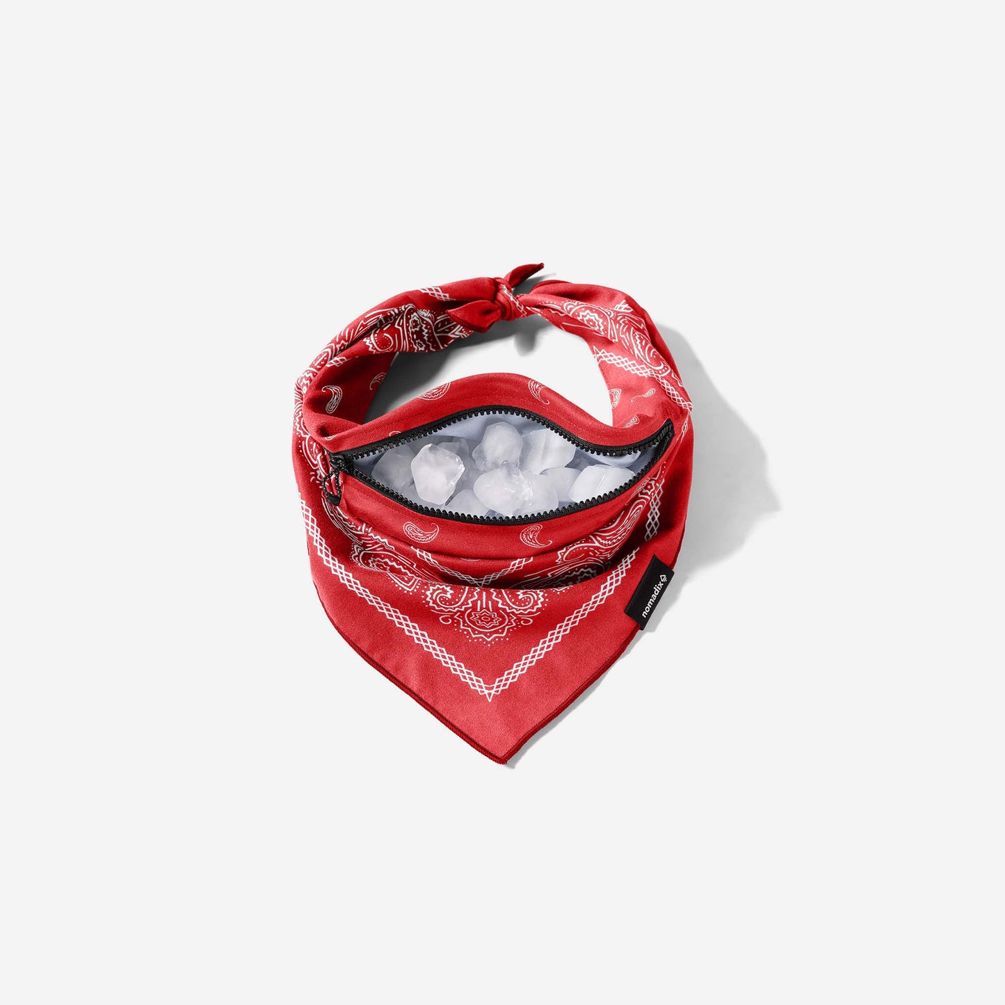 Ice Bandana Towel: Paisley Red