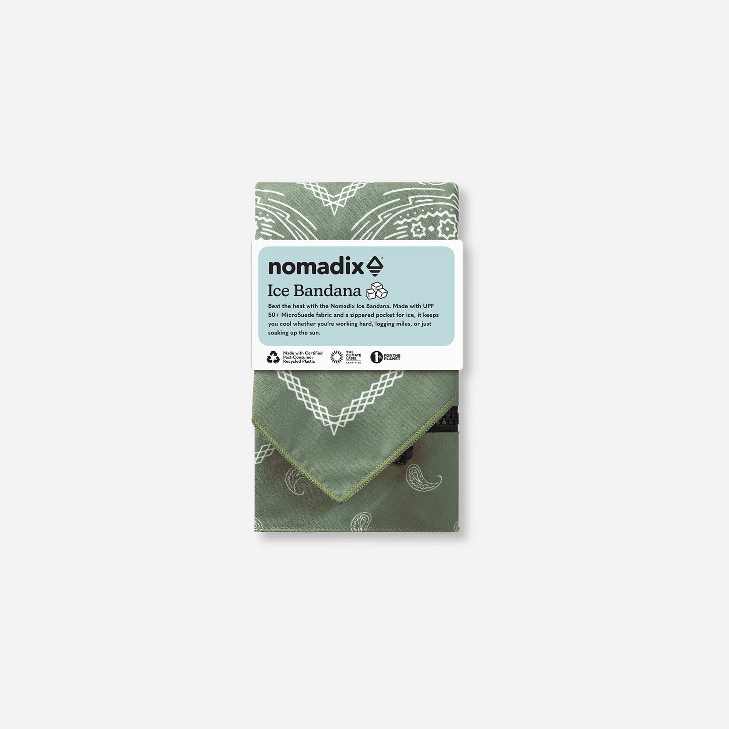 Ice Bandana Towel: Forest Green