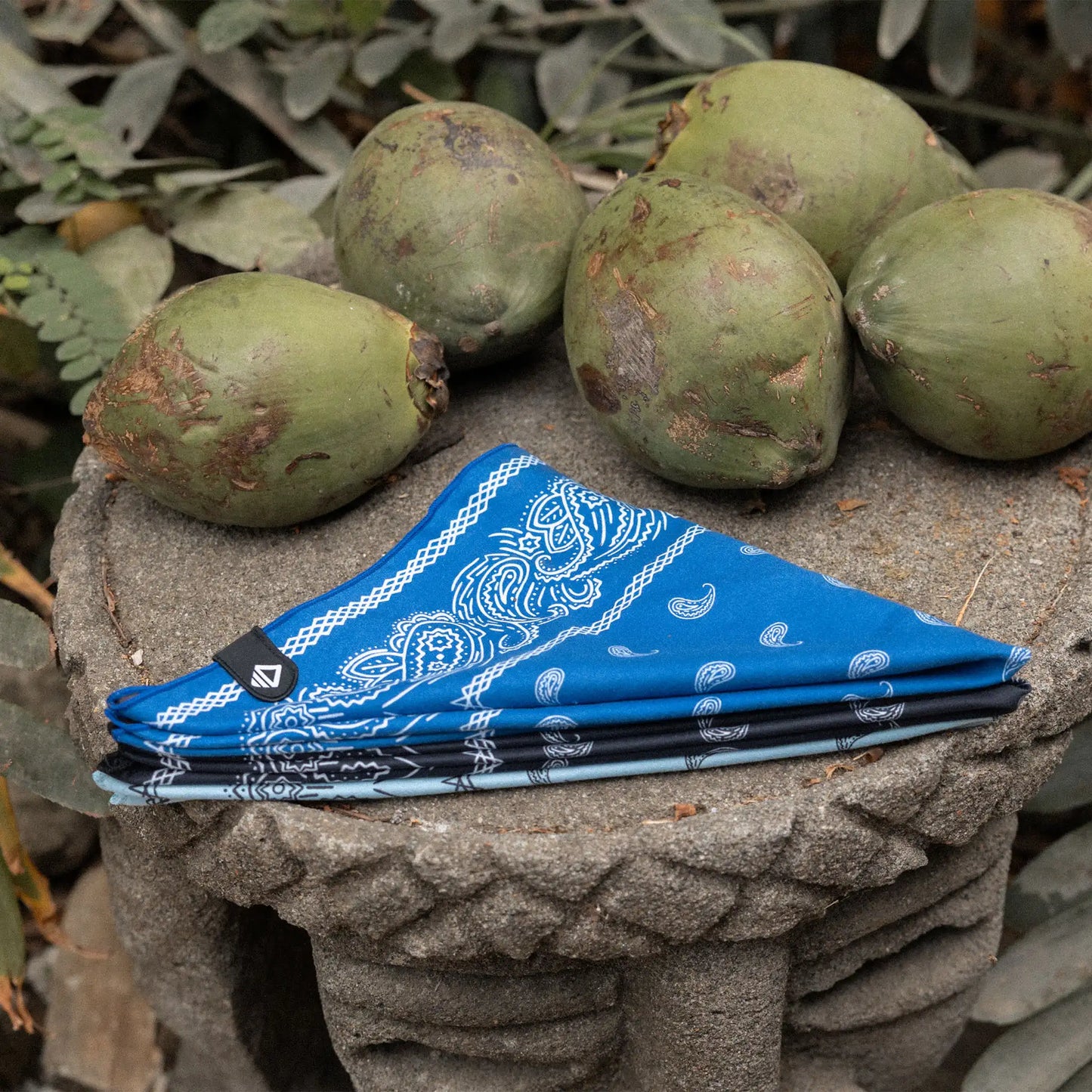 Bandana Towel: Paisley Stellar Blue