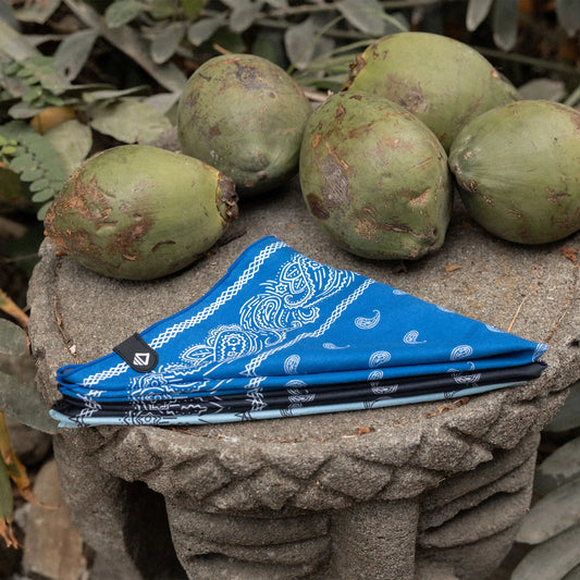Bandana Towel: Paisley Stellar Blue