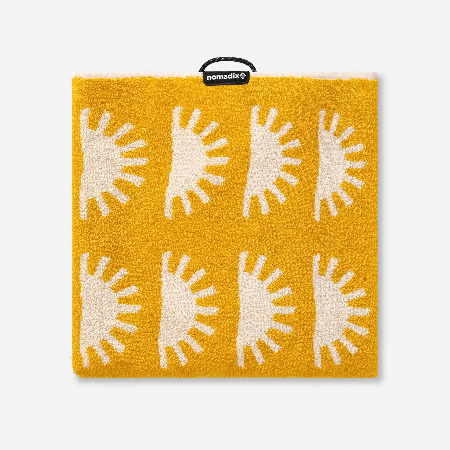 Organic Cotton Beach Towel: Sunshine Amber Sun