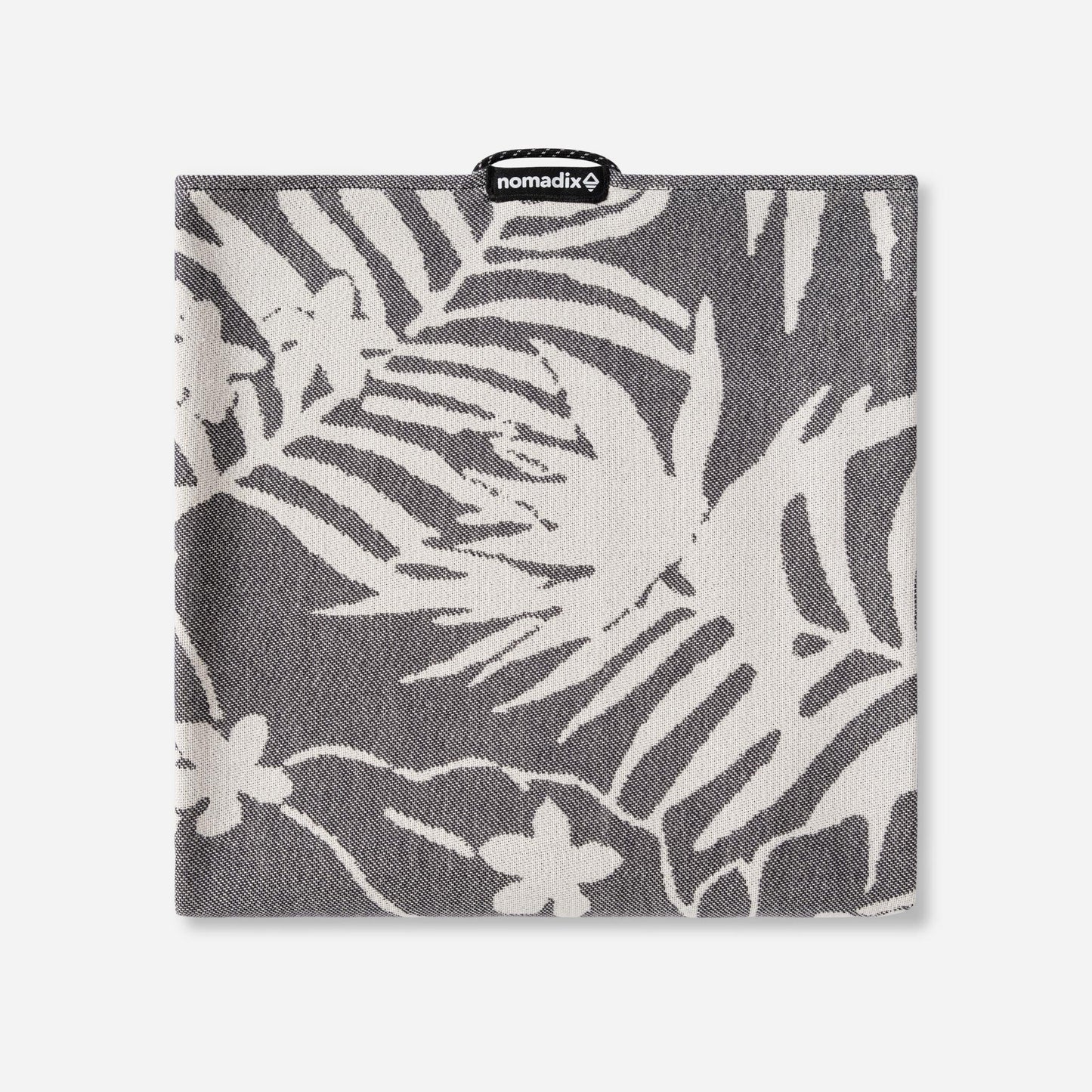 Organic Cotton Travel Towel: Retro Palms Black