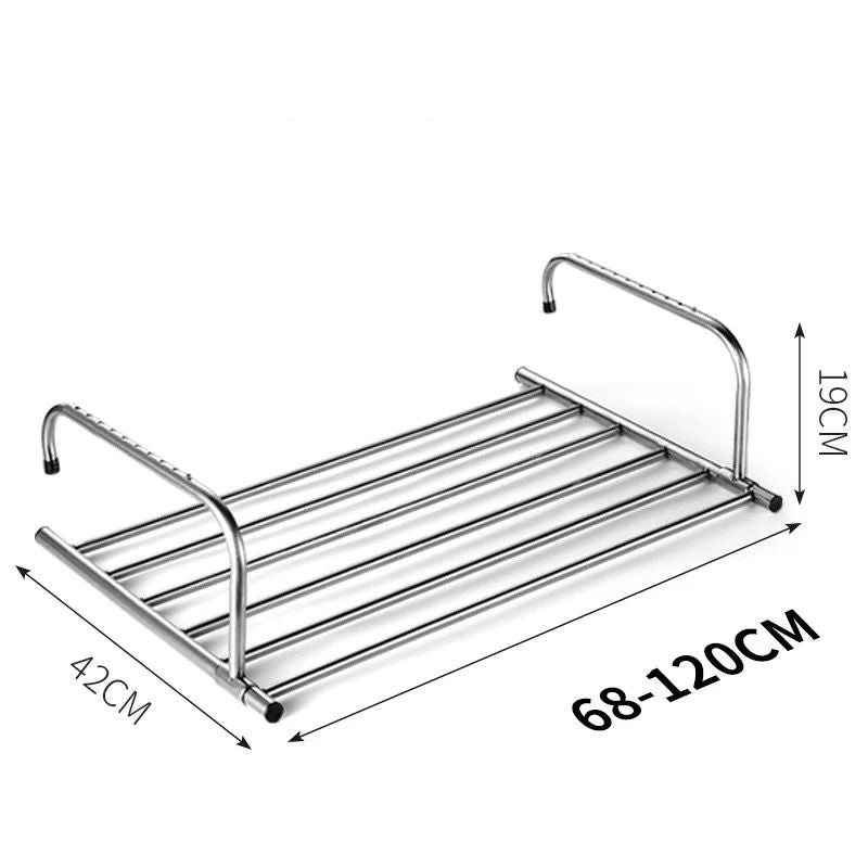 Stainless Steel Extendable Foldable Balcony