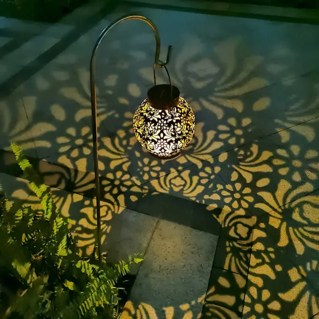 Weatherproof LED Solar Pendant Light For